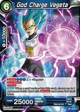 BT1-036 God Charge Vegeta