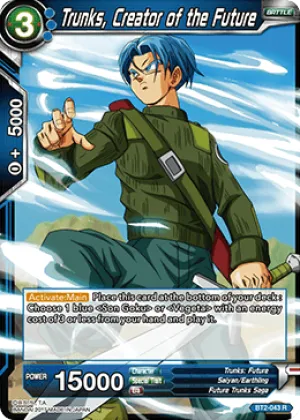 BT2-043 Trunks, Creator of the Future