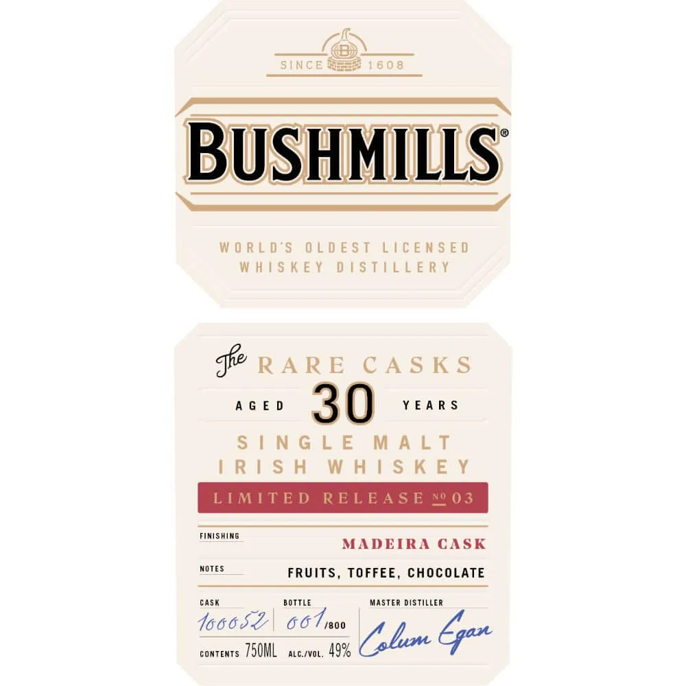 Bushmills The Rare Casks Limited Release No. 03