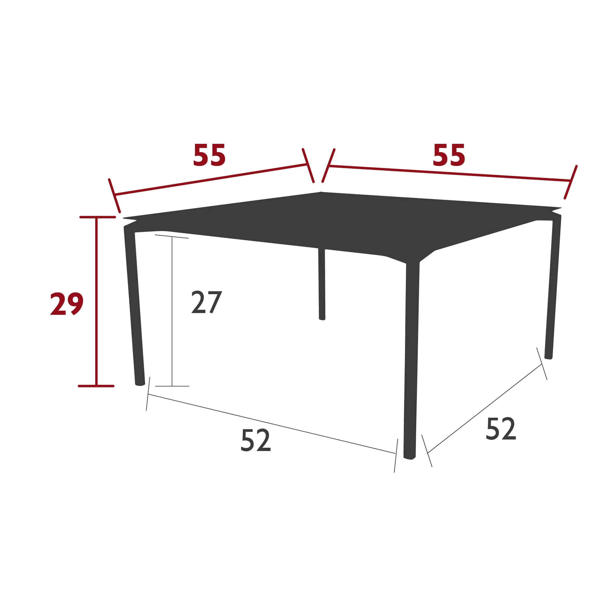 Calvi Square Dining Table