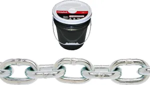 Campbell 014-0323 Proof Coil Chain, 3/16 in, 250 ft L, 30 Grade, Steel, Zinc :PAIL: QUANTITY: 1