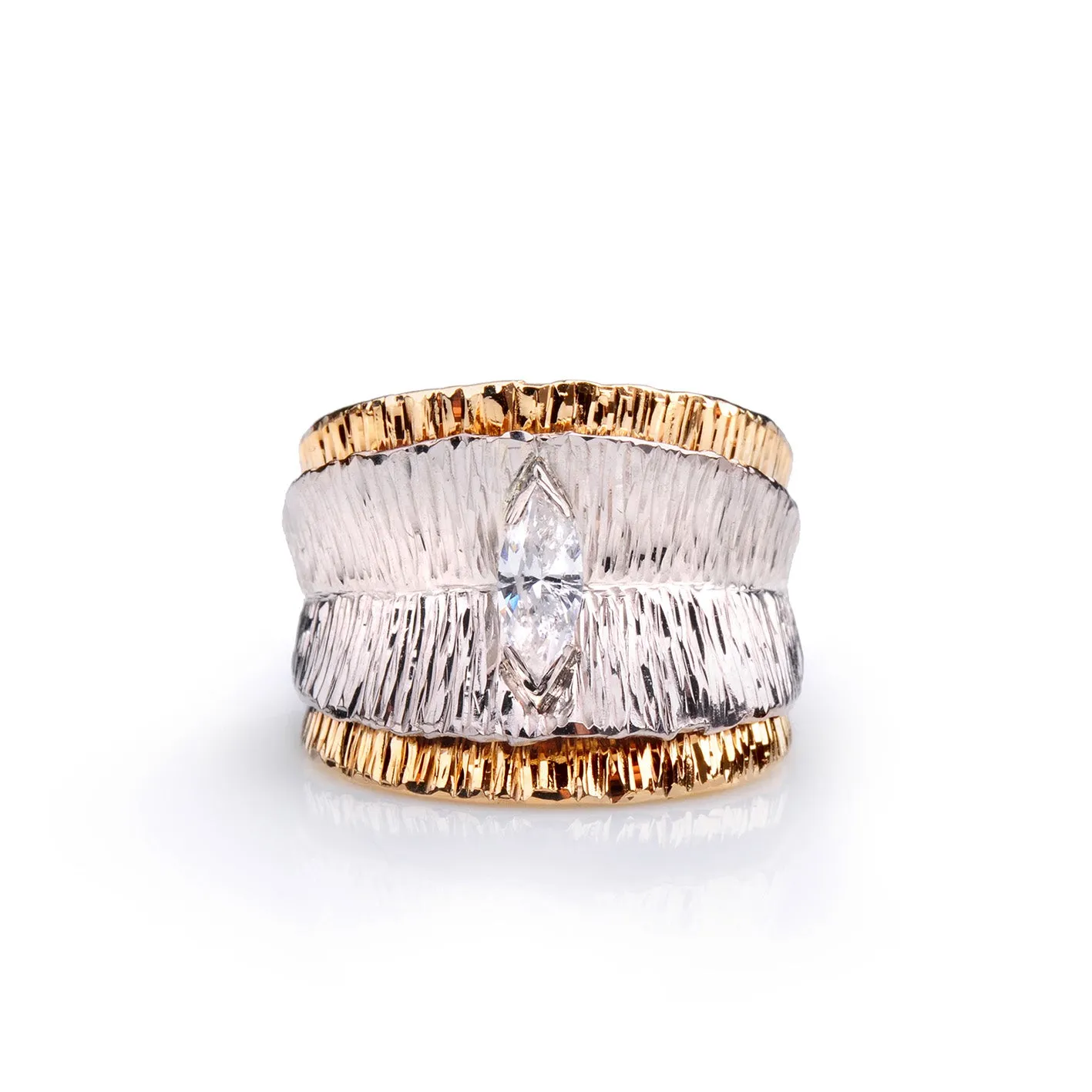 Canyon Marquise Diamond Ring by Margisa