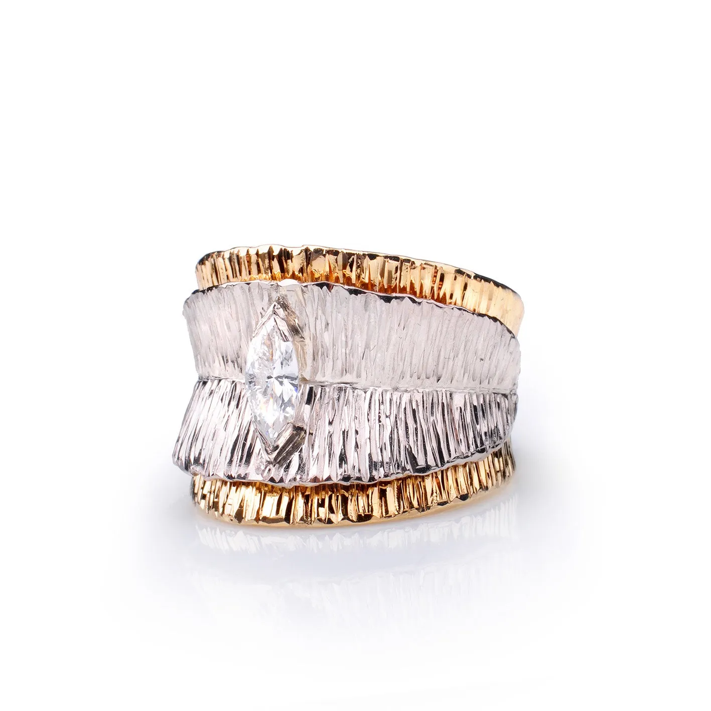 Canyon Marquise Diamond Ring by Margisa