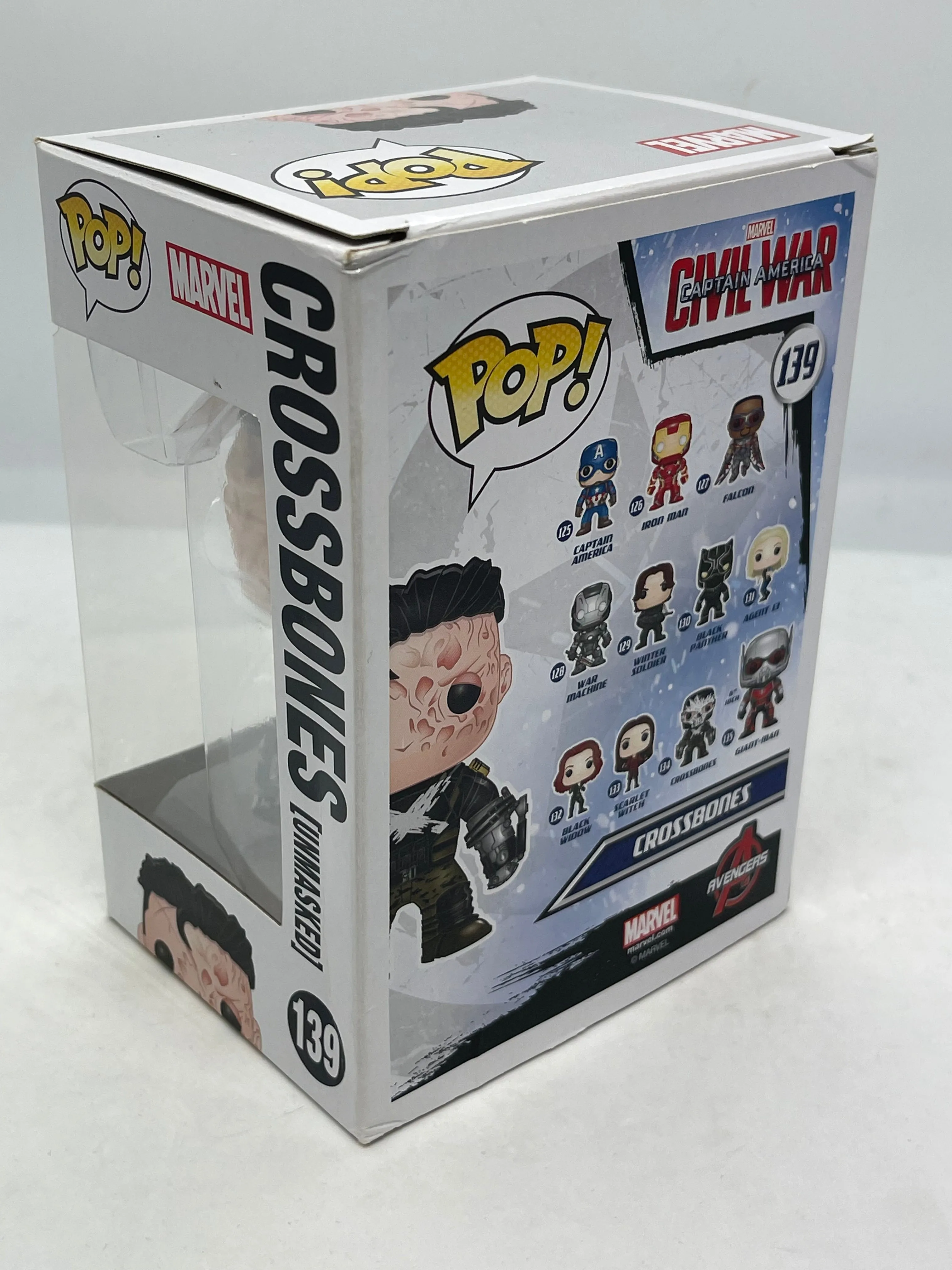 Captain America: Civil War - Crossbones (Unmasked) Pop! Vinyl