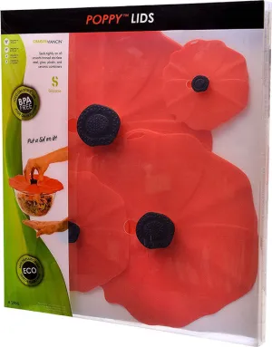 Charles Viancin 4-Piece Poppy Lid Set