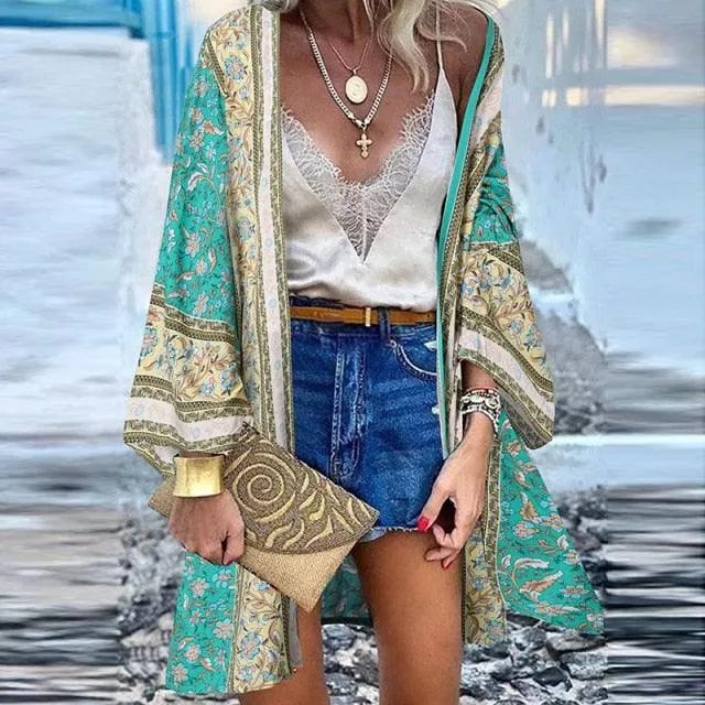 Chic Floral Kimono