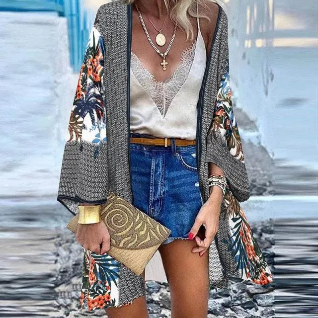 Chic Floral Kimono