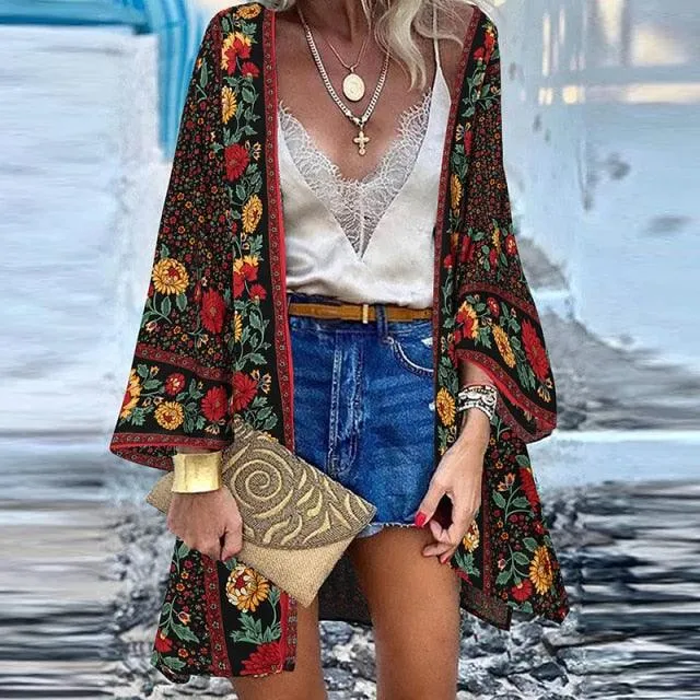 Chic Floral Kimono