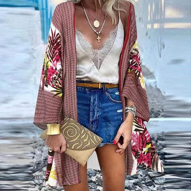 Chic Floral Kimono