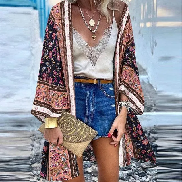 Chic Floral Kimono