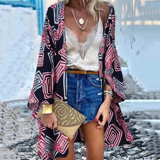 Chic Floral Kimono