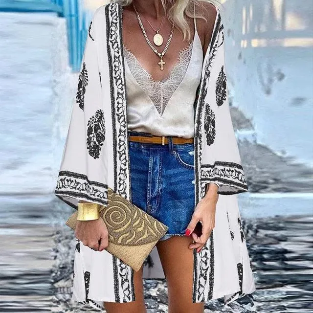 Chic Floral Kimono