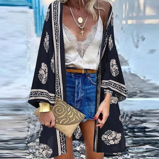 Chic Floral Kimono