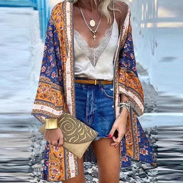 Chic Floral Kimono
