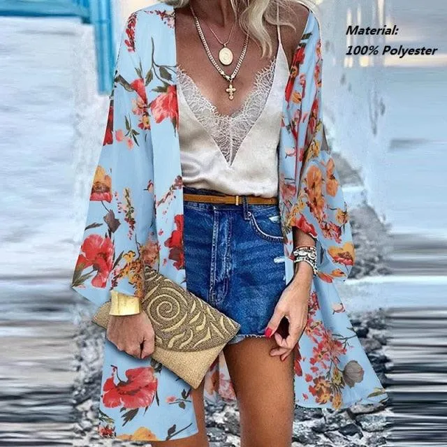 Chic Floral Kimono