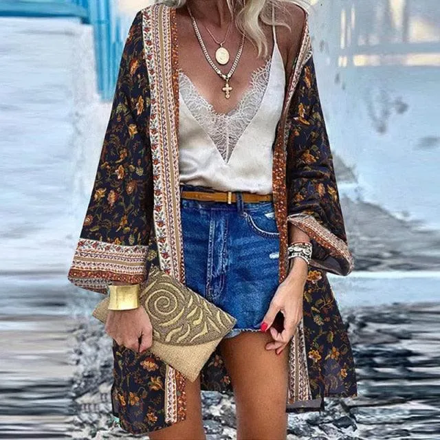 Chic Floral Kimono