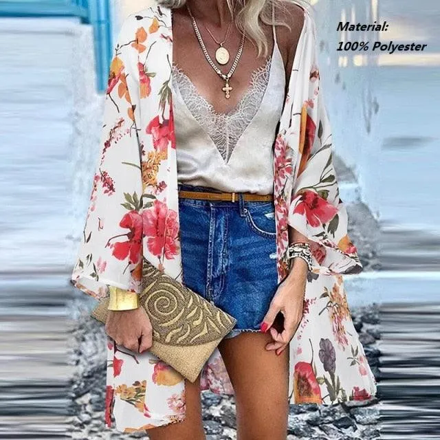 Chic Floral Kimono