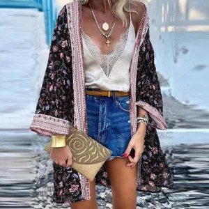 Chic Floral Kimono