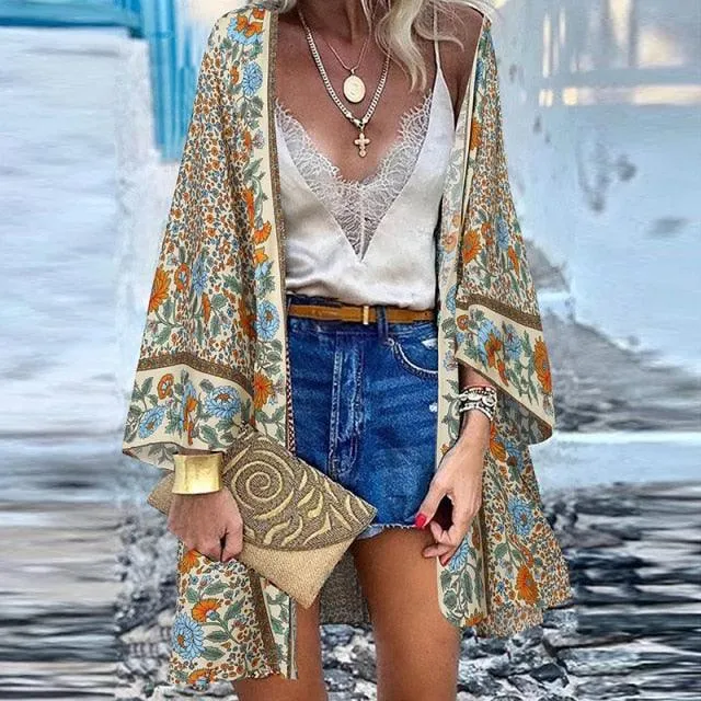 Chic Floral Kimono