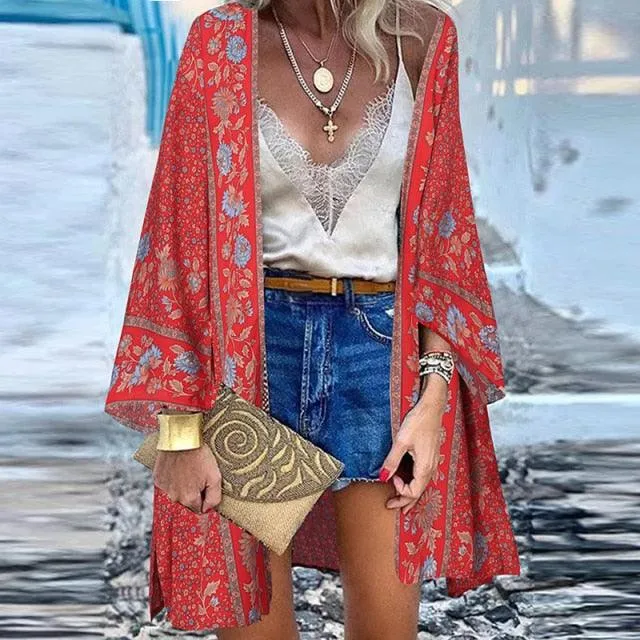 Chic Floral Kimono