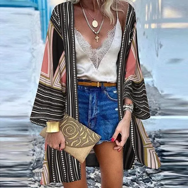 Chic Floral Kimono