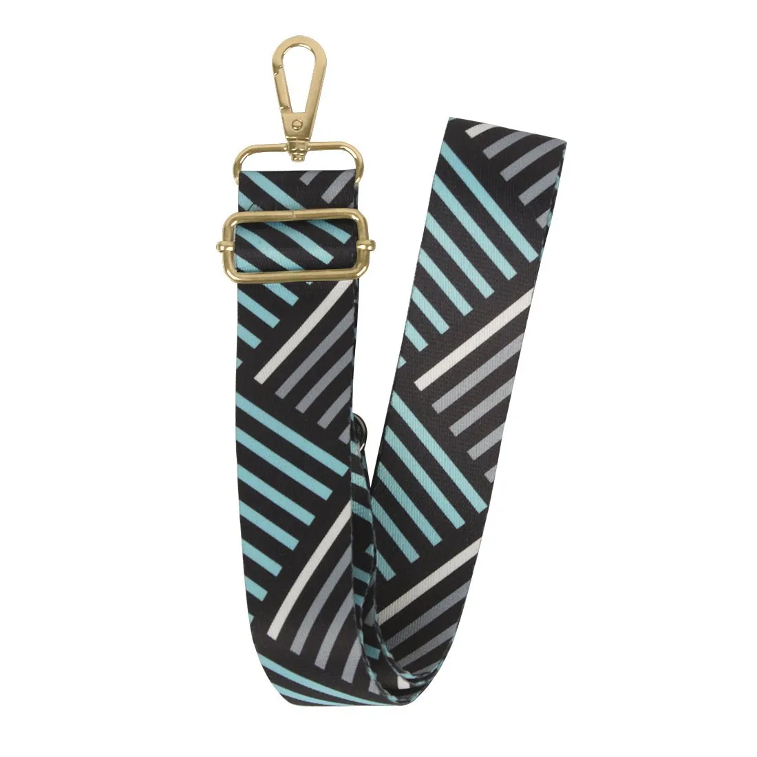 Chic Striped Shoulder Strap