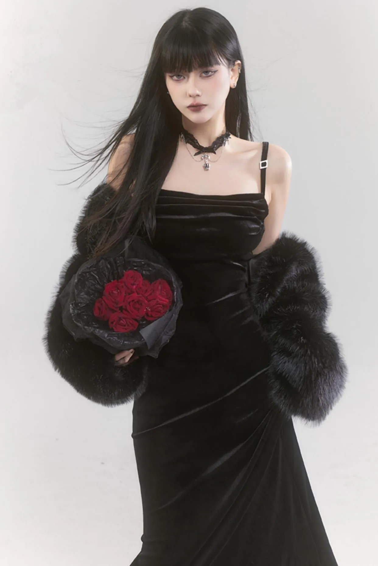 Chic Velvet Event Dress