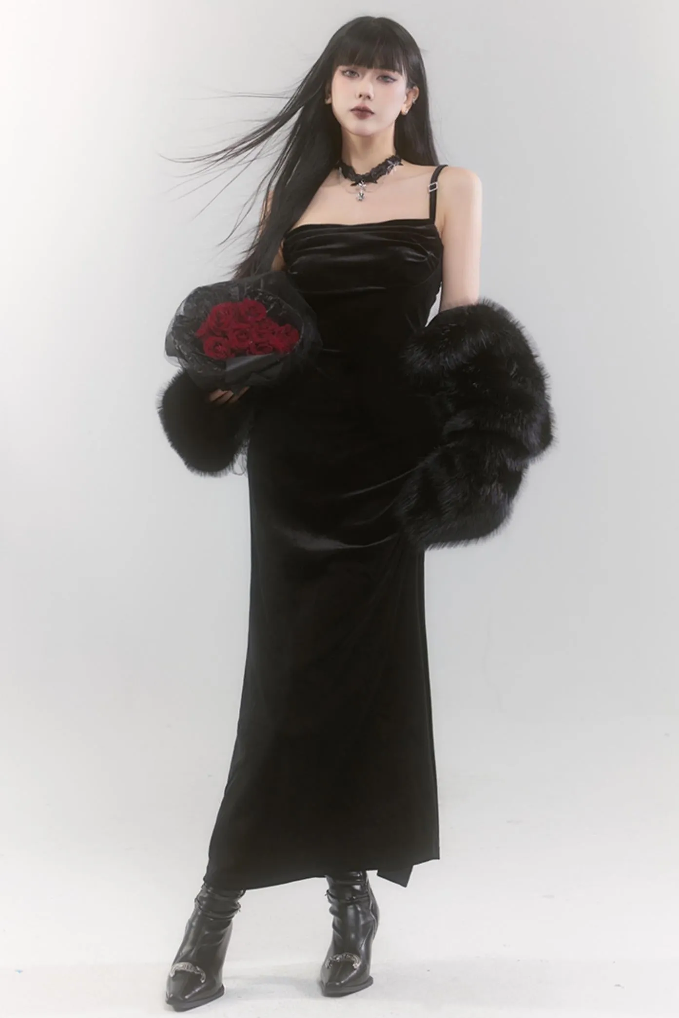 Chic Velvet Event Dress
