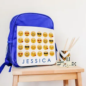 Children's Personalised Emoji Backpack