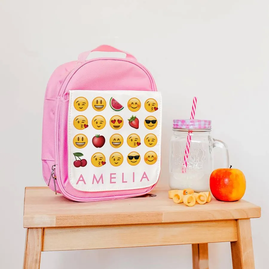 Children's Personalised Emoji Backpack