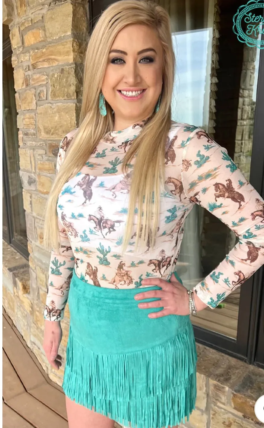 Chisholm Mesh Top