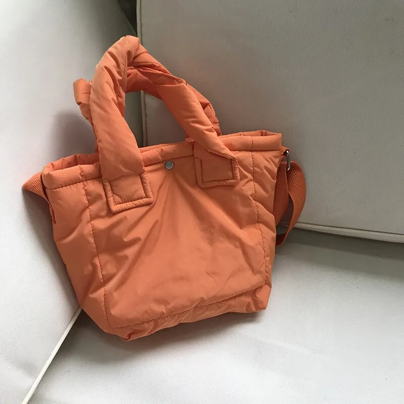 Christmas Gift Small Casual Candy Handbags for Women Ruched Pleated Colorful Ladies Crossbody Bags Cute Simple Weekender Shoulder Bag Girls New