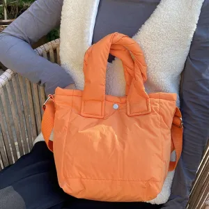 Christmas Gift Small Casual Candy Handbags for Women Ruched Pleated Colorful Ladies Crossbody Bags Cute Simple Weekender Shoulder Bag Girls New