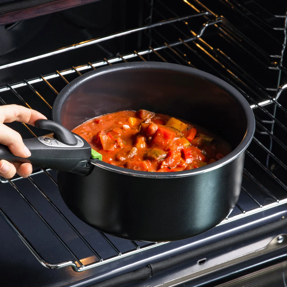 Clip Series Ceramic Nonstick 1.7-Quart and 3.3-Quart Saucepan Set
