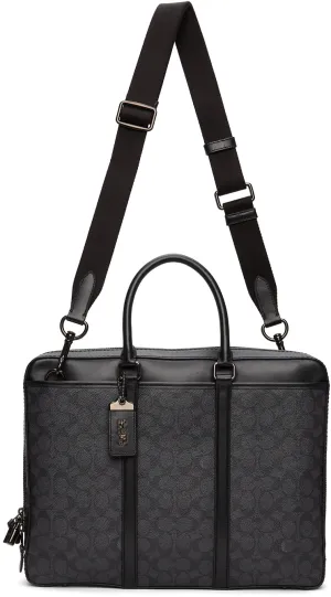 Coach 1941 Black Metropolitan Slim Briefcase