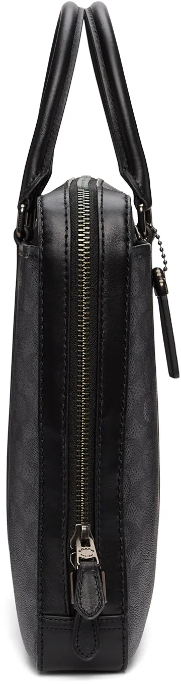 Coach 1941 Black Metropolitan Slim Briefcase