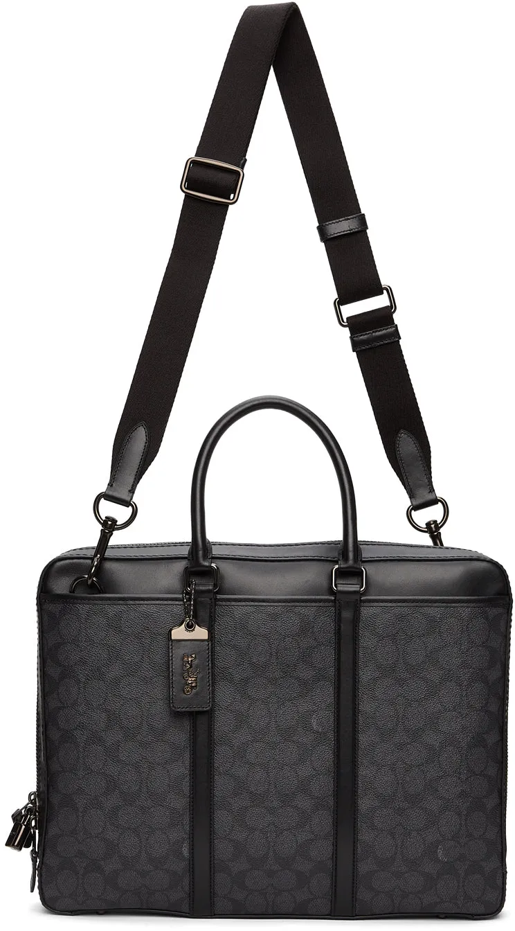 Coach 1941 Black Metropolitan Slim Briefcase