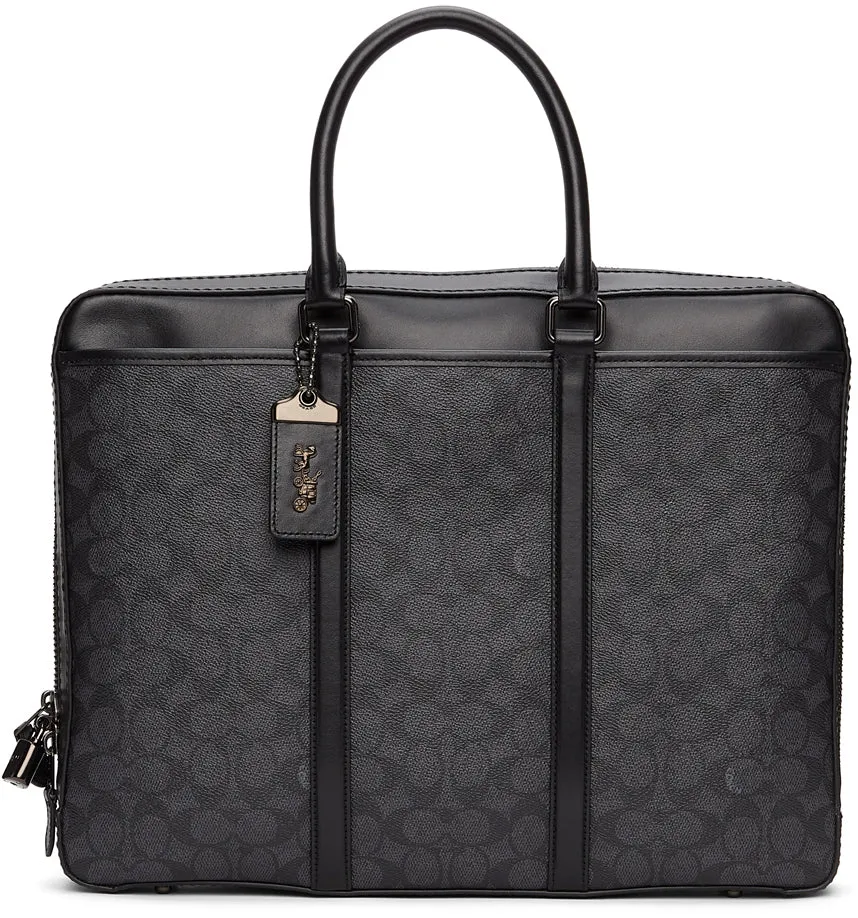 Coach 1941 Black Metropolitan Slim Briefcase
