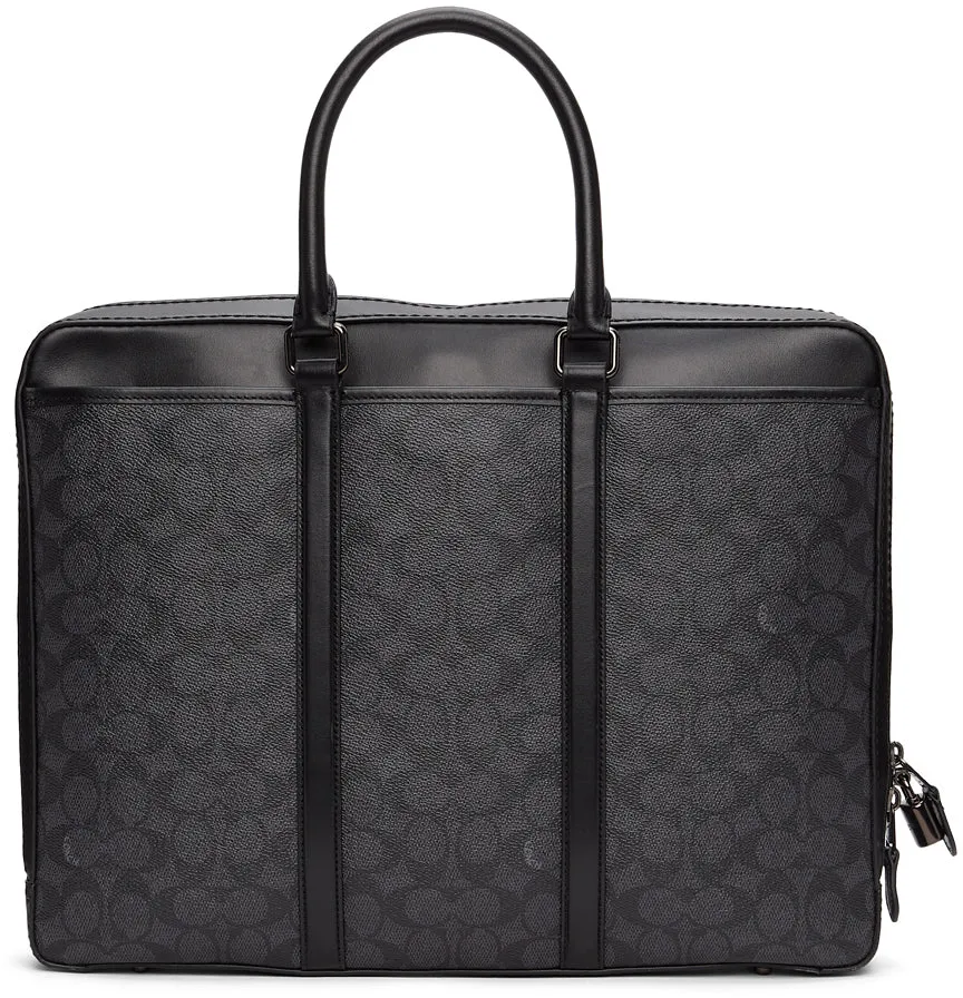 Coach 1941 Black Metropolitan Slim Briefcase