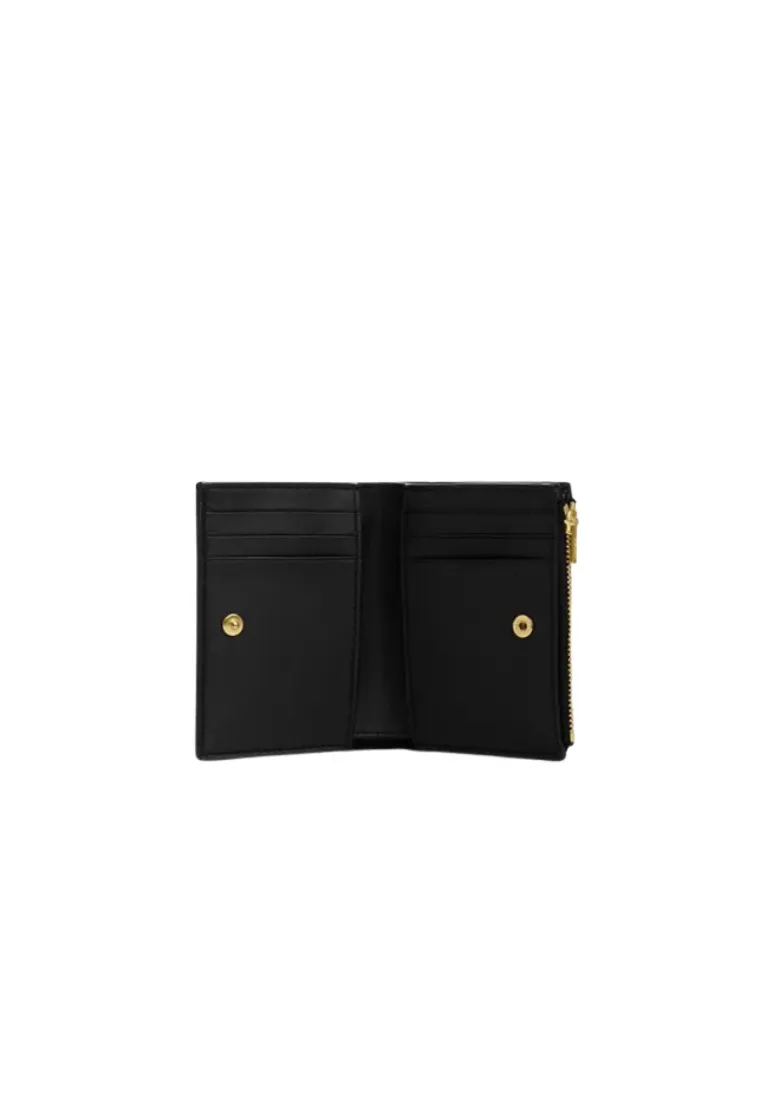 Coach Bifold Wallet Signature Canvas In Brown Black CM852