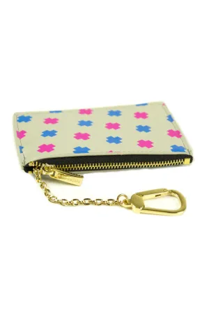 Cross Coin Pouch Grey