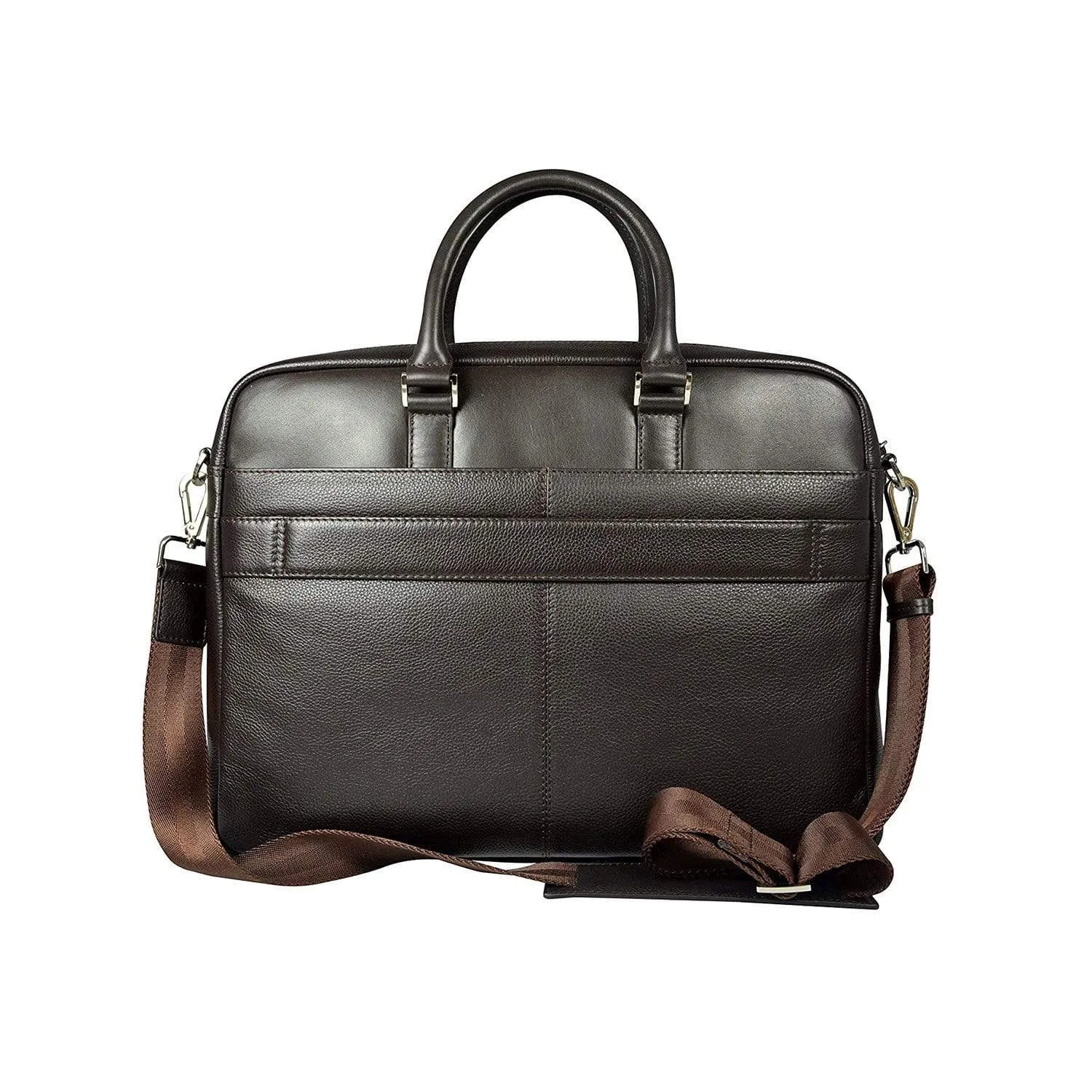 Cross Renovar Slim Leather Briefcase for Men - Oak Brown - AC941261-1-3