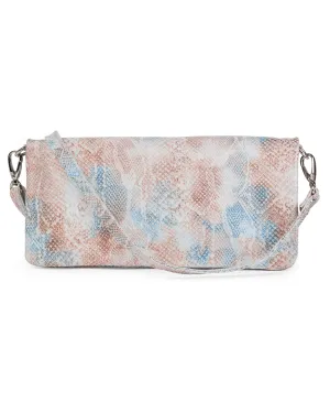 Crystal Cross Body: Peachy Snake