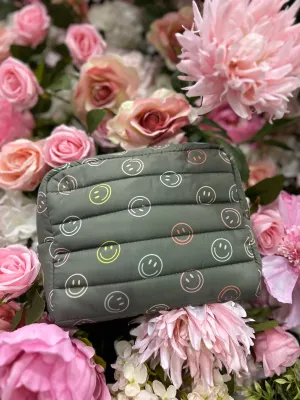 Custom Puffer Happy Days Cosmetic Bag