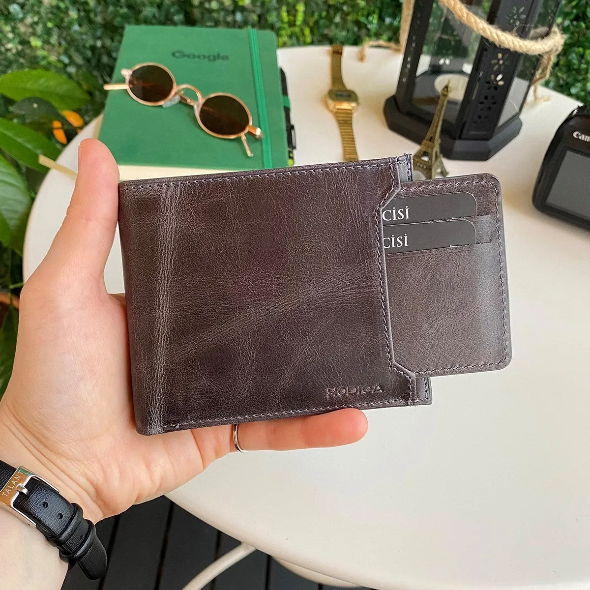 Dallas - Genuine Leather Kangaroo Wallet   Card Holder