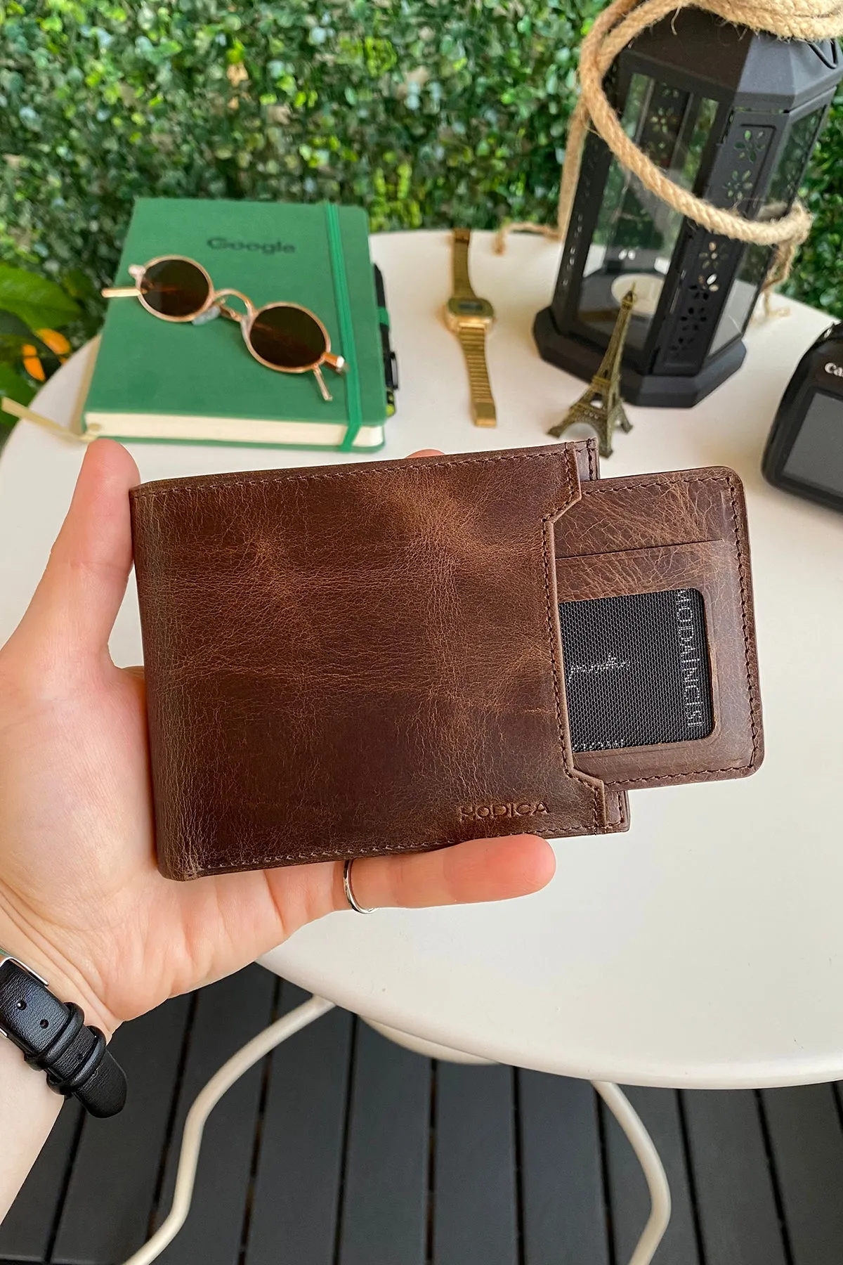 Dallas - Genuine Leather Kangaroo Wallet   Card Holder