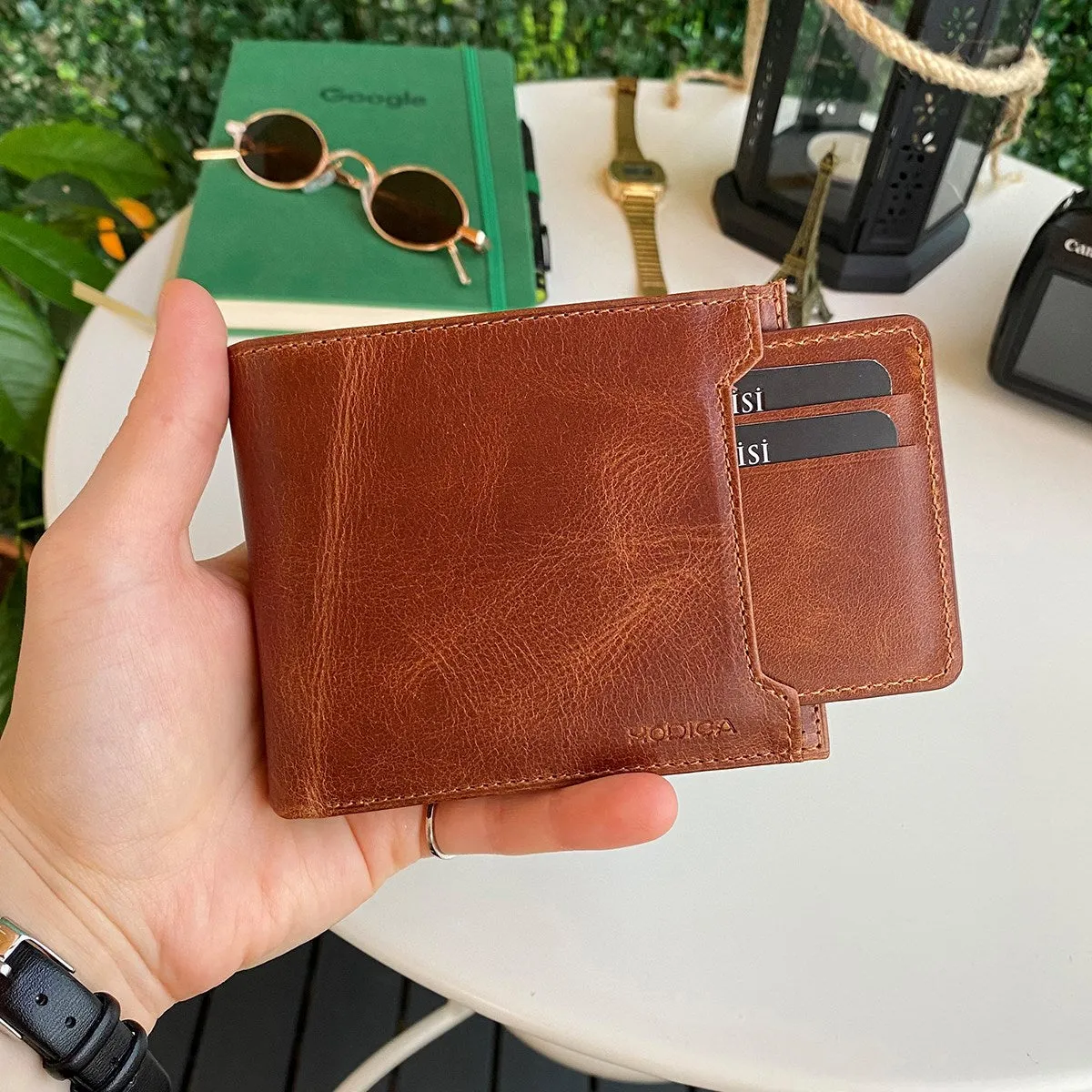 Dallas - Genuine Leather Kangaroo Wallet   Card Holder