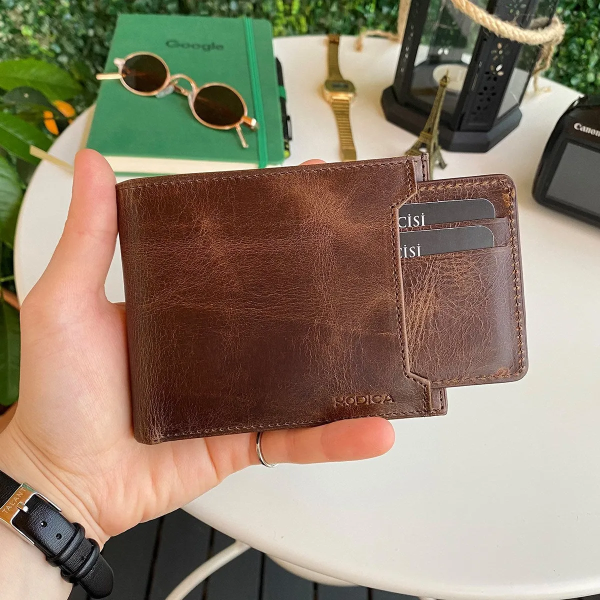Dallas - Genuine Leather Kangaroo Wallet   Card Holder
