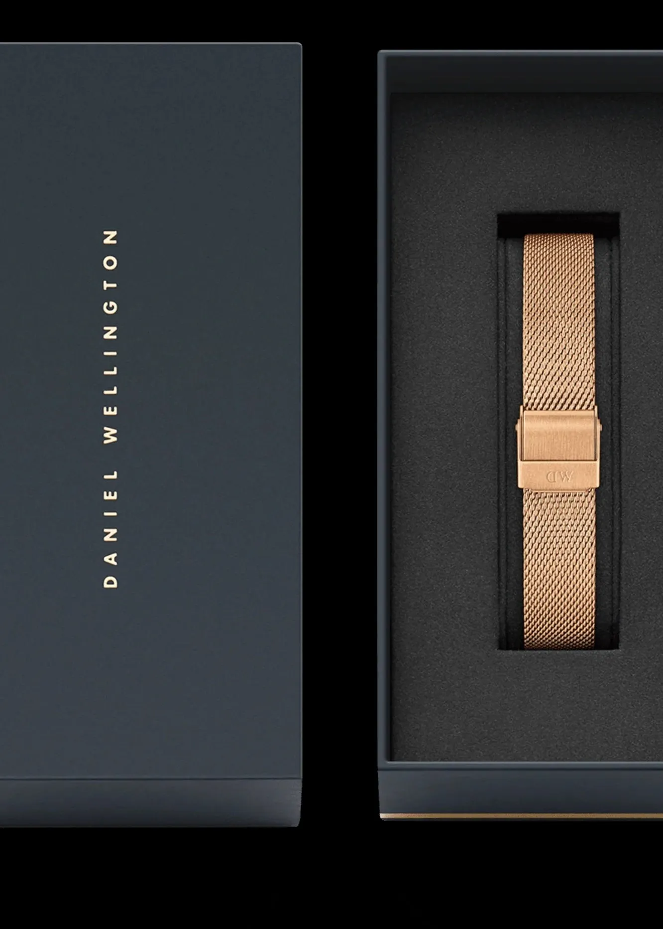 DANIEL WELLINGTON 14MM ROSE GOLD MESH BRACELET DW 14MM ROSE MESH