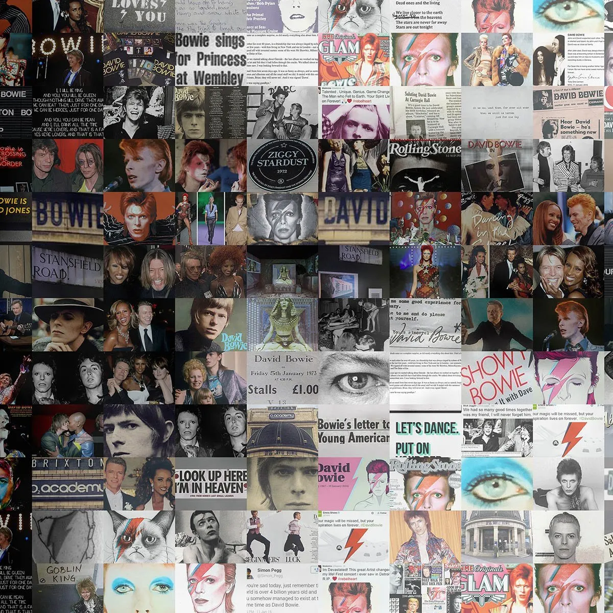 David Bowie Through The Years